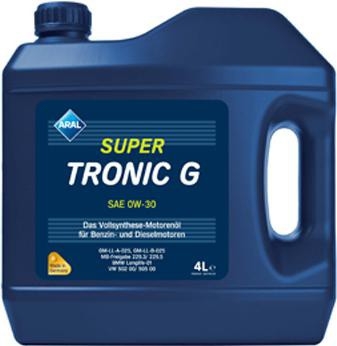 Моторное масло Aral Super Tronic G SAE 0W-30 4л