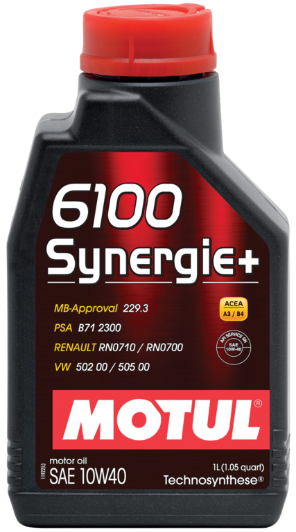 Моторное масло Motul 6100 Synergie+ 10W-40 1л