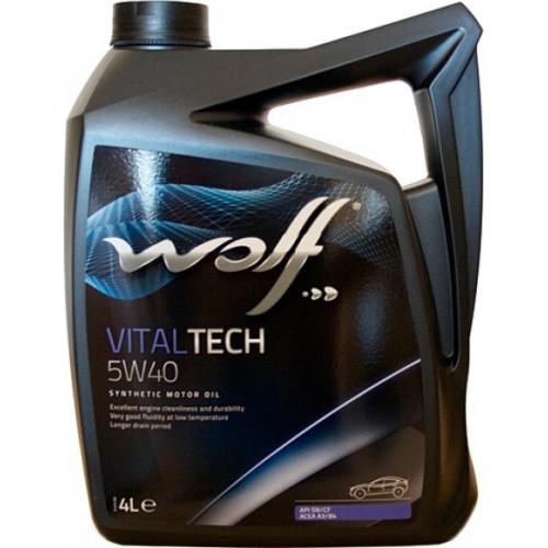 Моторное масло Wolf Vital Tech 5W-40 5л