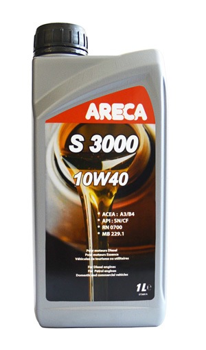 Моторное масло Areca S3000 10W-40 1л
