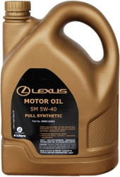Моторное масло Lexus SM 5W-40 (08880-82800) (4л)