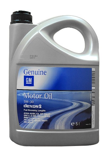 Моторное масло GM Longlife Dexos 2 5W-30 5л (RU)