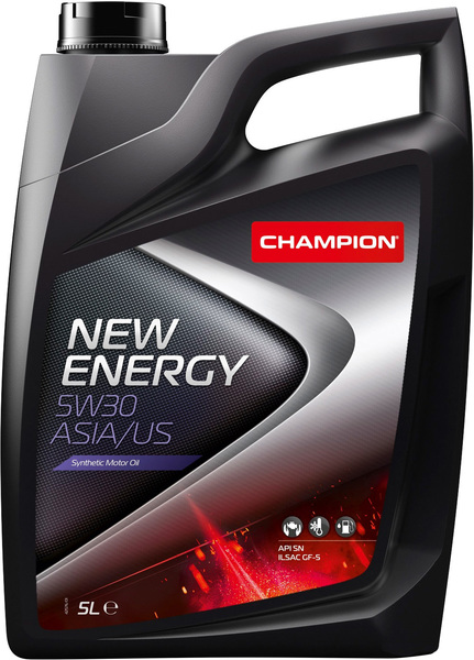 Моторное масло Champion New Energy 5W-30 ASIA/US 5л