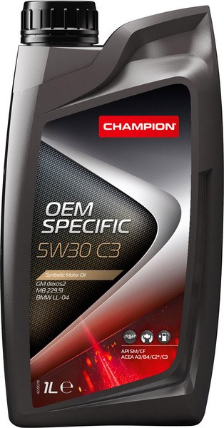 Моторное масло Champion OEM Specific C3 5W-30 1л