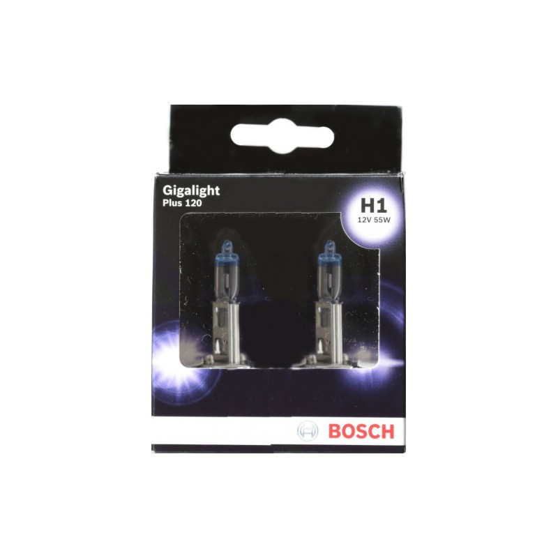 Лампа галогенная Bosch H1 Gigalight Plus 120 2шт