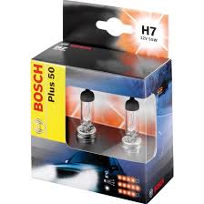 Лампа галогенная Bosch H7 Plus 50 2 шт