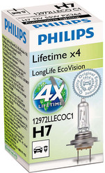 Лампа галогенная Philips H7 LongLife EcoVision 1 шт