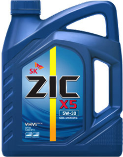 Моторное масло ZIC X5 5W-30 6л
