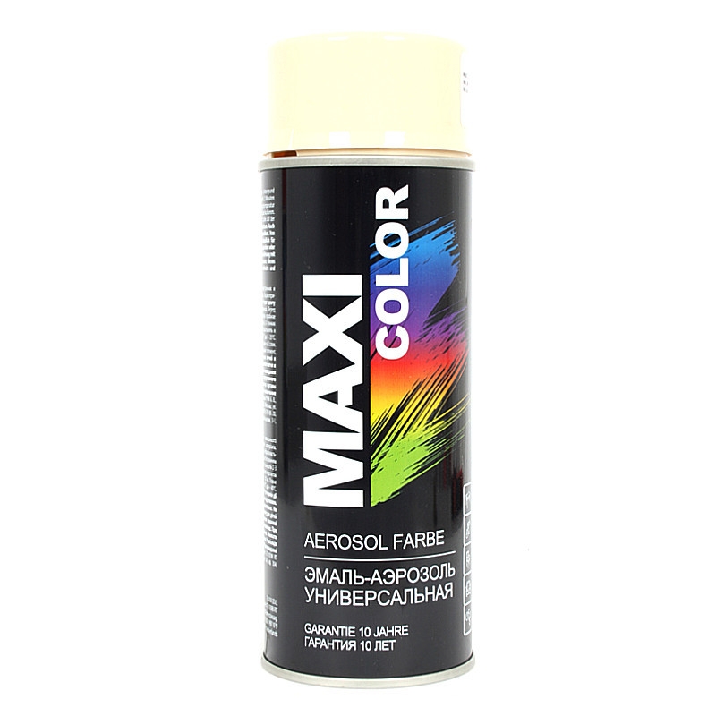 Краска Maxi Color аэрозоль светло-бежевая  400 мл (RAL 1015)