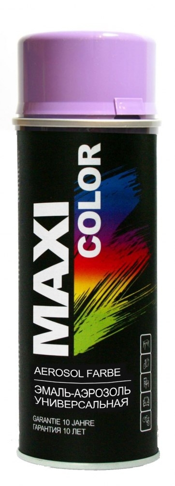 Краска Maxi Color аэрозоль сигнально-фиолетовая 400 мл (RAL 4008)