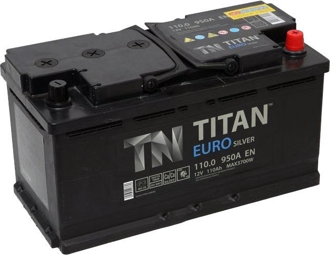 Аккумулятор Titan Euro Silver 110.0 (110 А/ч)