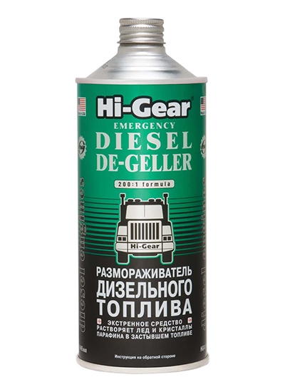 Присадка в топливо Hi-Gear Emergency Diesel De-Geller 946 мл (HG4114)