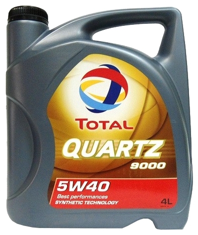 Моторное масло Total Quartz 9000 5W-40 4л (1)