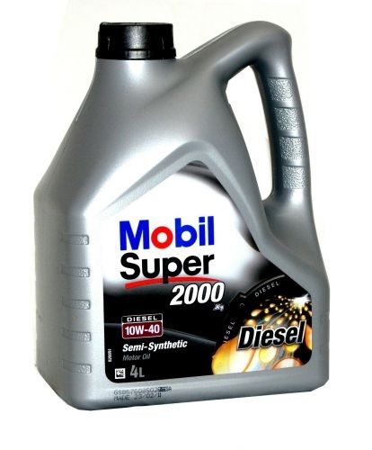 Моторное масло Mobil 10W-40 Super 2000 Diesel 4л (1)