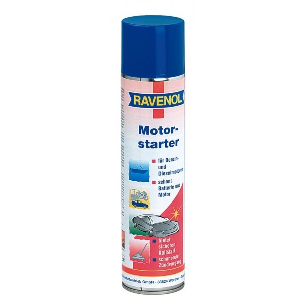 Спрей для запуска двигателя зимой Ravenol Motorstarter Sprayr 0.4л