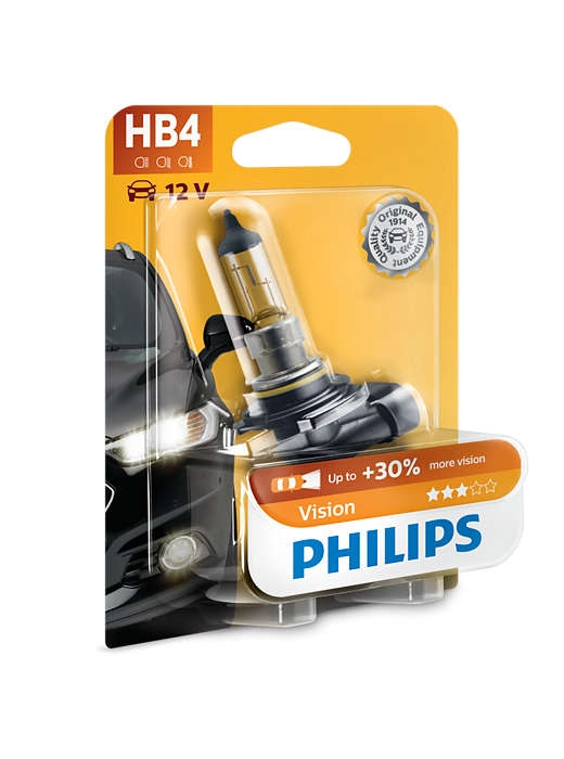 Лампа галогенная Philips HB4 Vision 1 шт