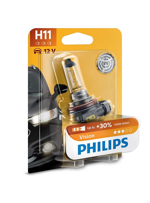 Лампа галогенная Philips H11 Vision 1шт