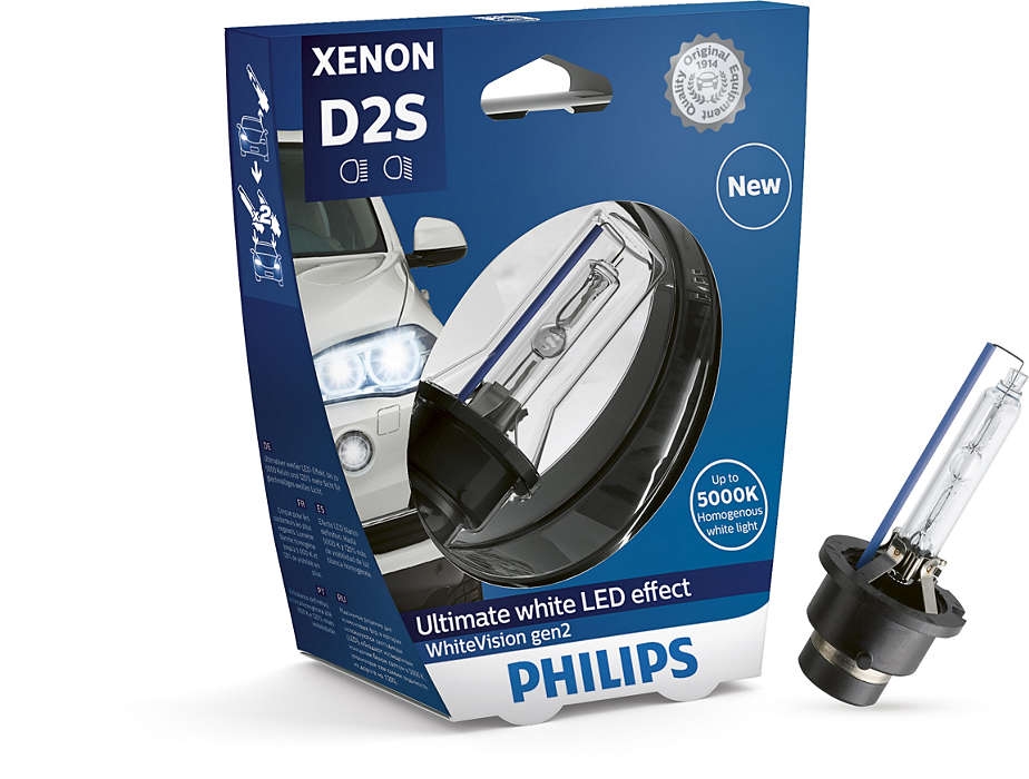Лампа ксеноновая Philips D2S WhiteVision gen2 1 шт