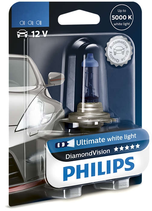 Лампа галогенная Philips H4 Diamond Vision 1 шт