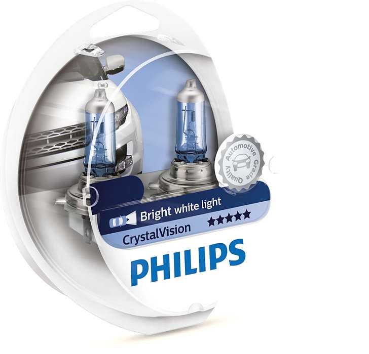 Лампа галогенная Philips H4 CrystalVision 2+2 шт