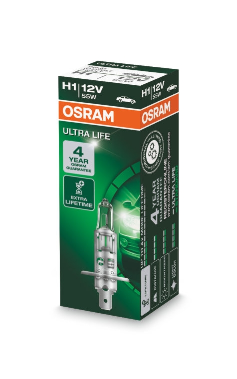 Лампа галогенная Osram H4 Ultra Life 1шт