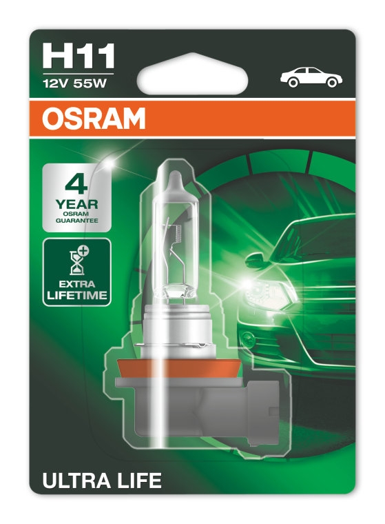 Лампа галогенная Osram H11 Ultra Life 1шт