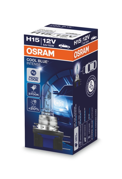 Лампа галогенная Osram H15 Cool Blue Intense 1шт