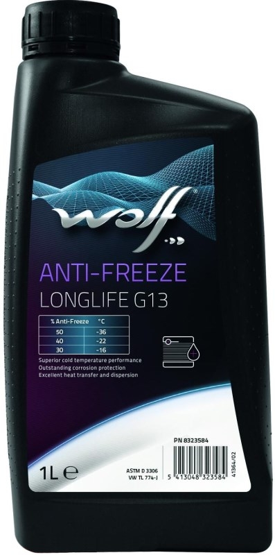Антифриз Wolf G13 Anti-freeze Longlife 1л
