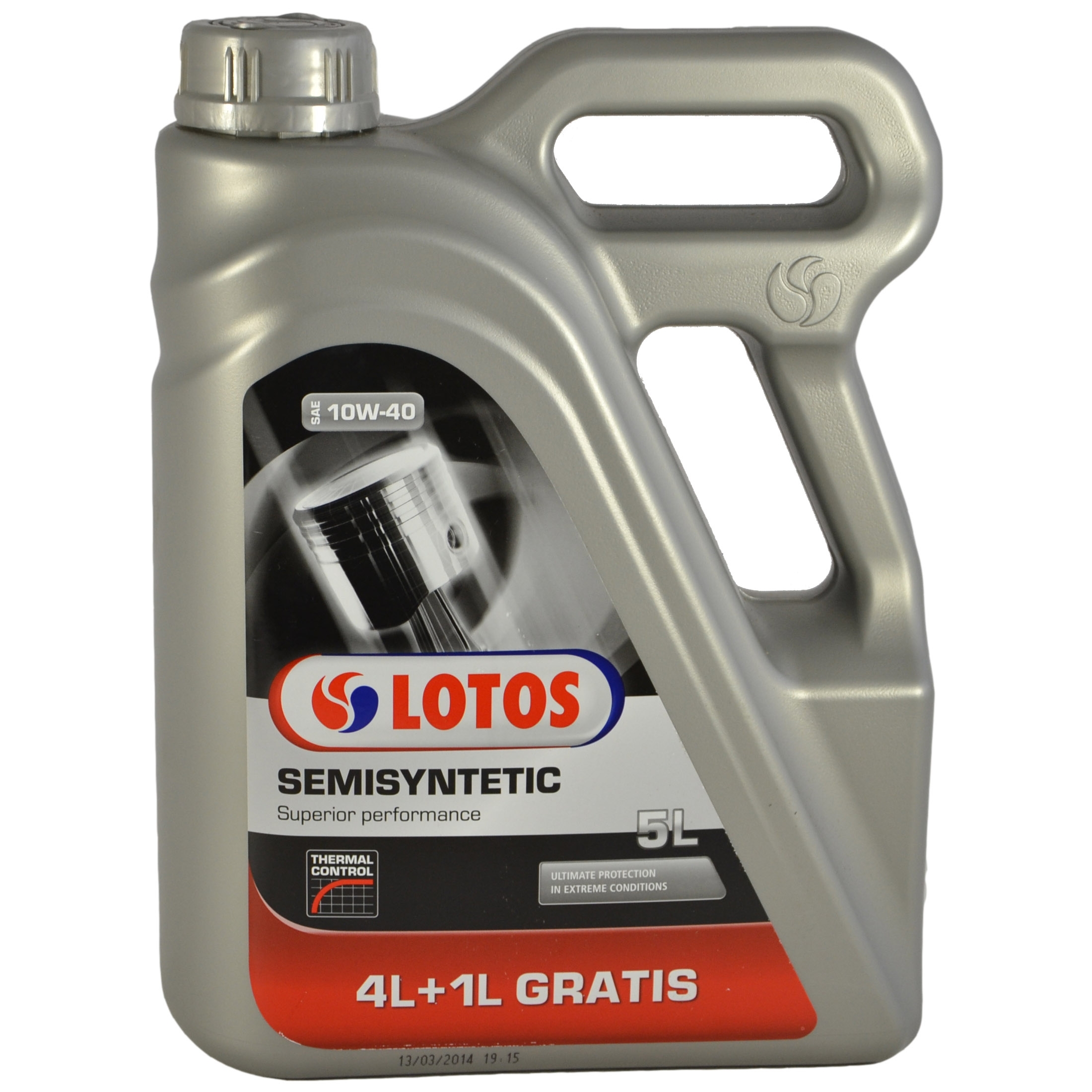 Моторное масло Lotos SEMISYNTETIC SL/CF 10W-40 5л