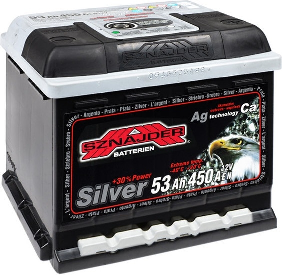 Аккумулятор Sznajder Silver 53 R (53 А/ч)