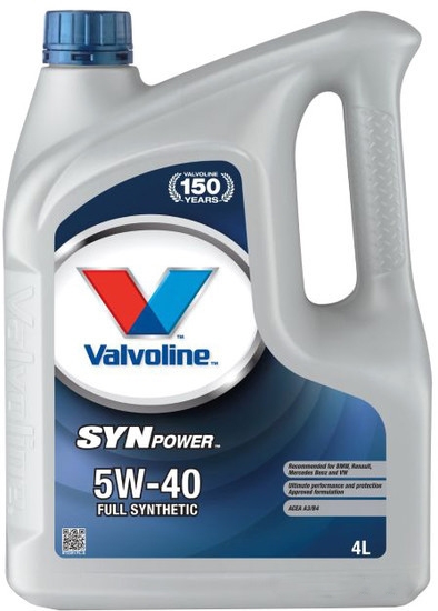 Моторное масло Valvoline SynPower 5W-40 4л