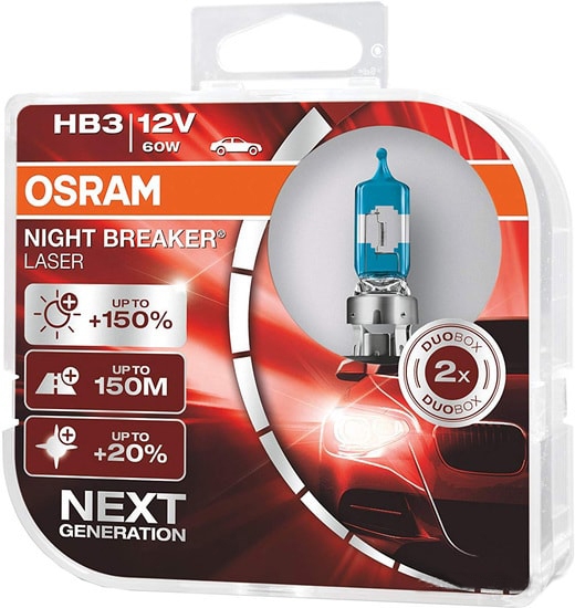 Лампа галогенная Osram HB3 9005NL-HCB 2шт