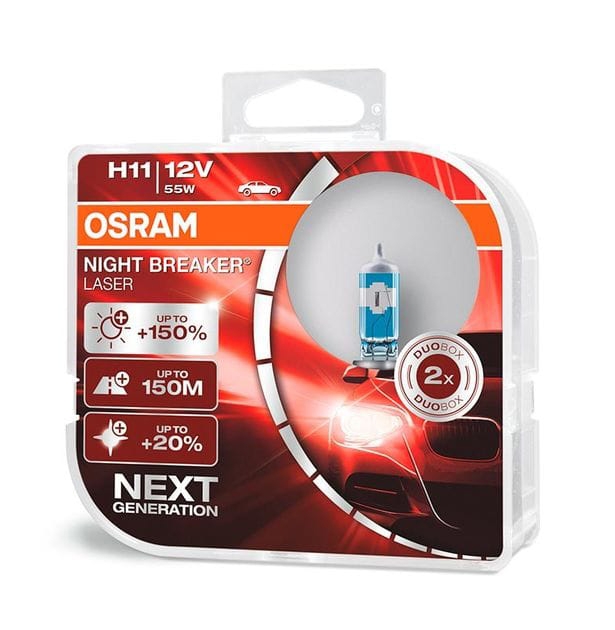 Лампа галогенная Osram H11 64211NL-HCB 2шт