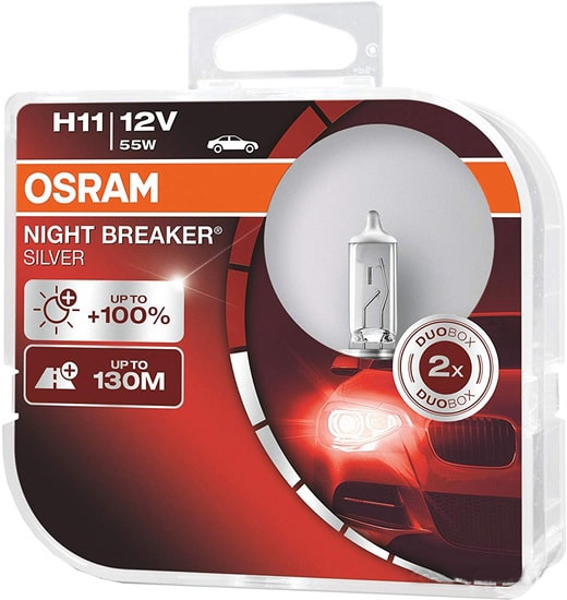 Лампа галогенная Osram H11 64211NBS-HCB 2шт