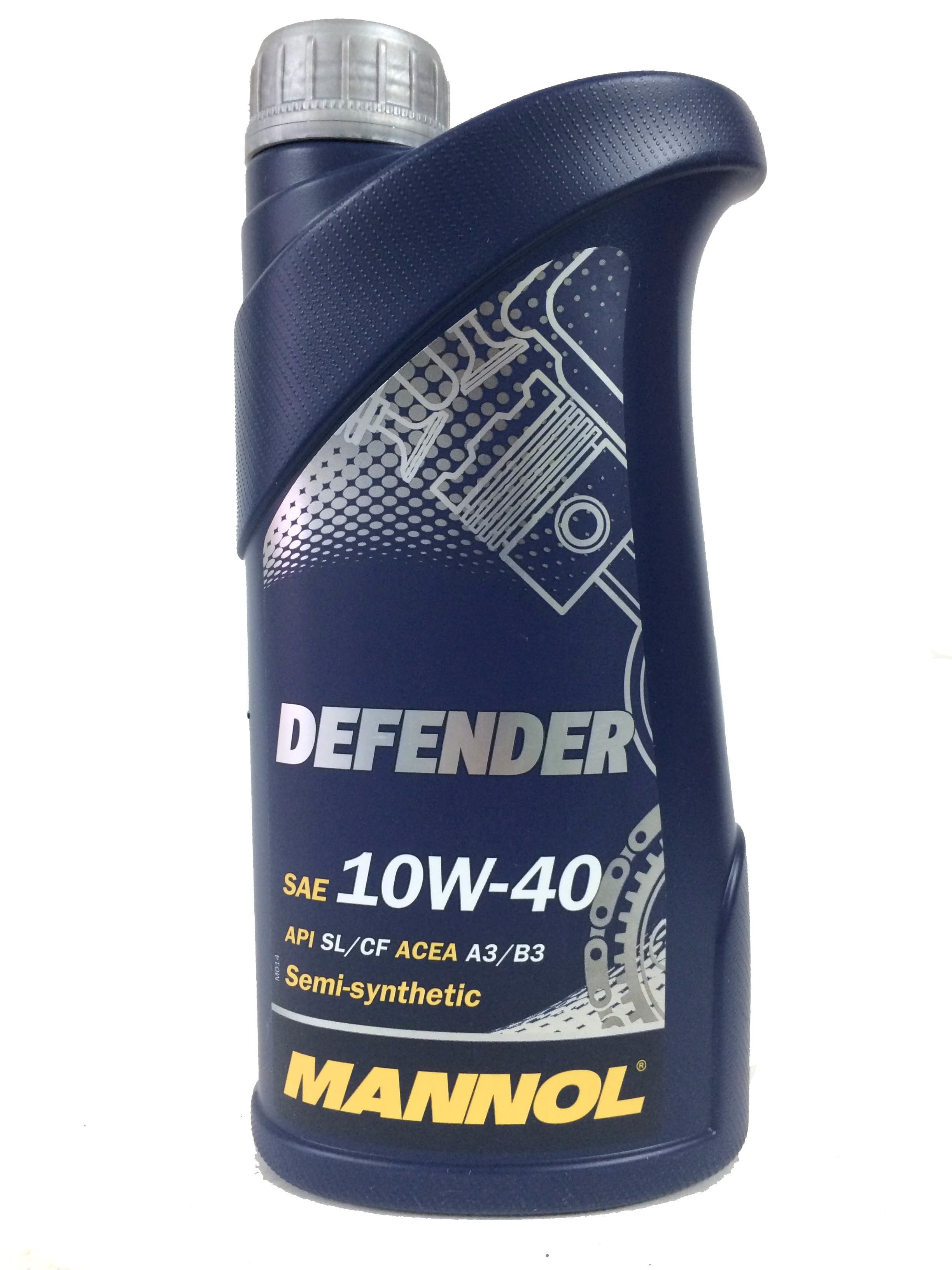 Моторное масло Mannol Defender 10W-40 1л