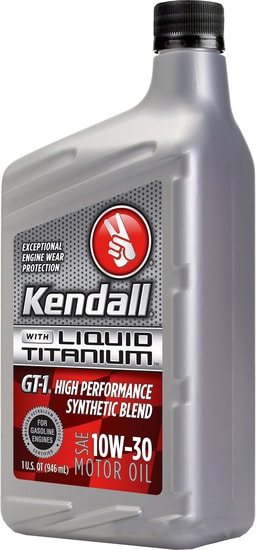 Моторное масло Kendall GT-1 HP Synthetic Blend 10W-30 0.946л