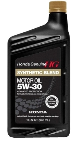 Моторное масло Honda Synthetic Blend 5W-30 SN 0.946л