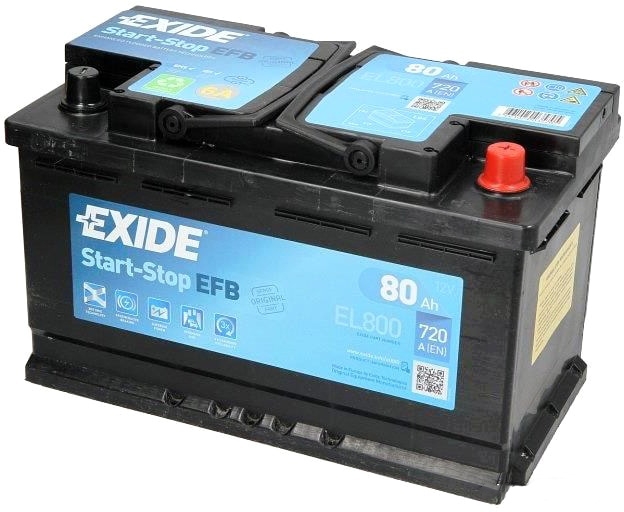 Аккумулятор Exide Start-Stop EFB EL800 (80 А·ч)