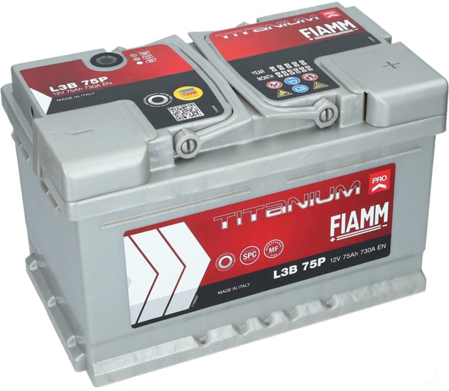 Аккумулятор FIAMM Titanium Pro (75 А·ч)