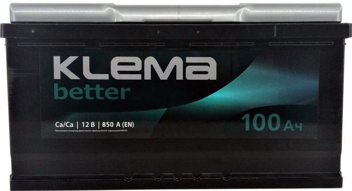 Аккумулятор Klema Better 6CТ-100(0) (100 А·ч)