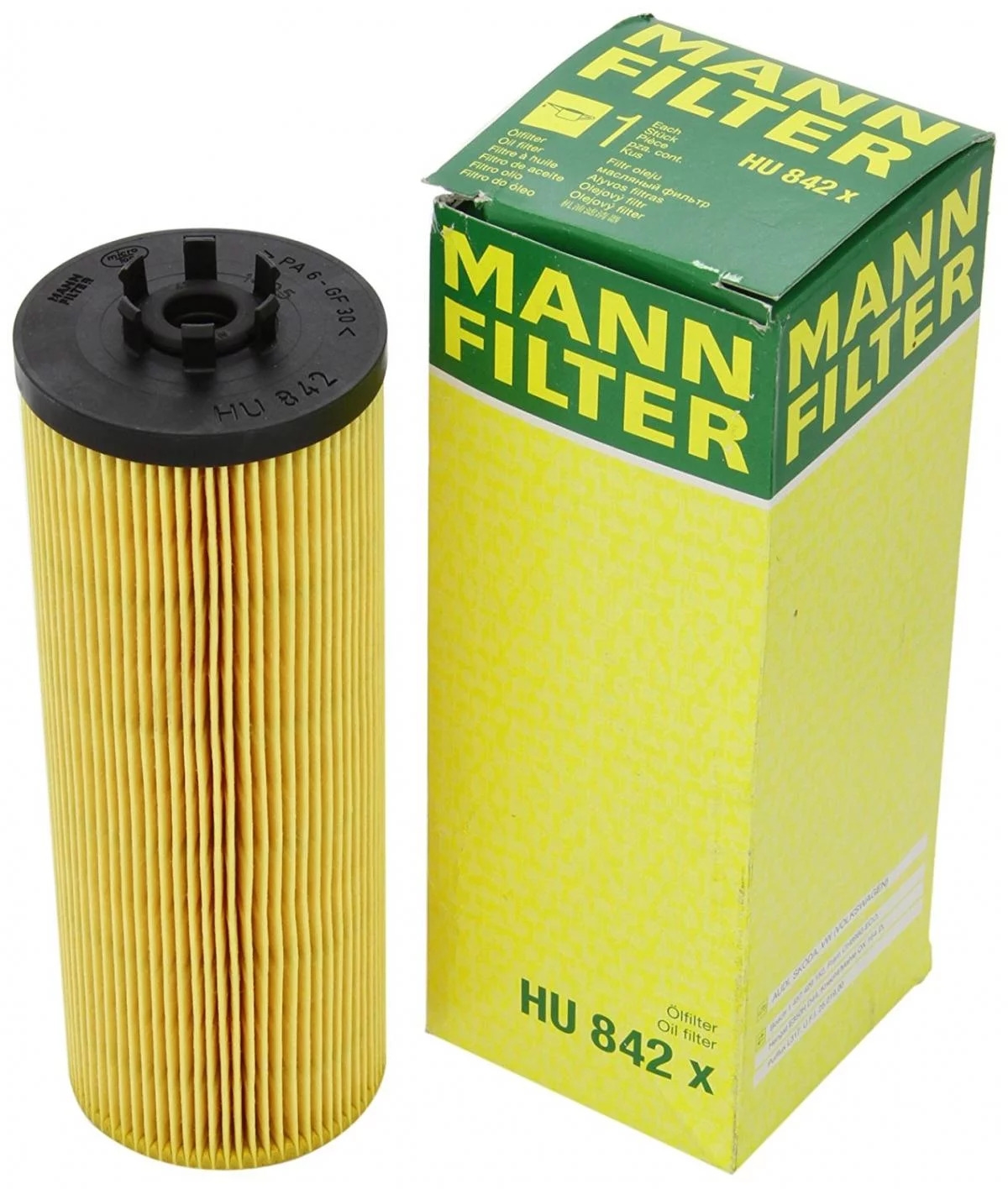 HU842X фильтр масляный Mann-Filter
