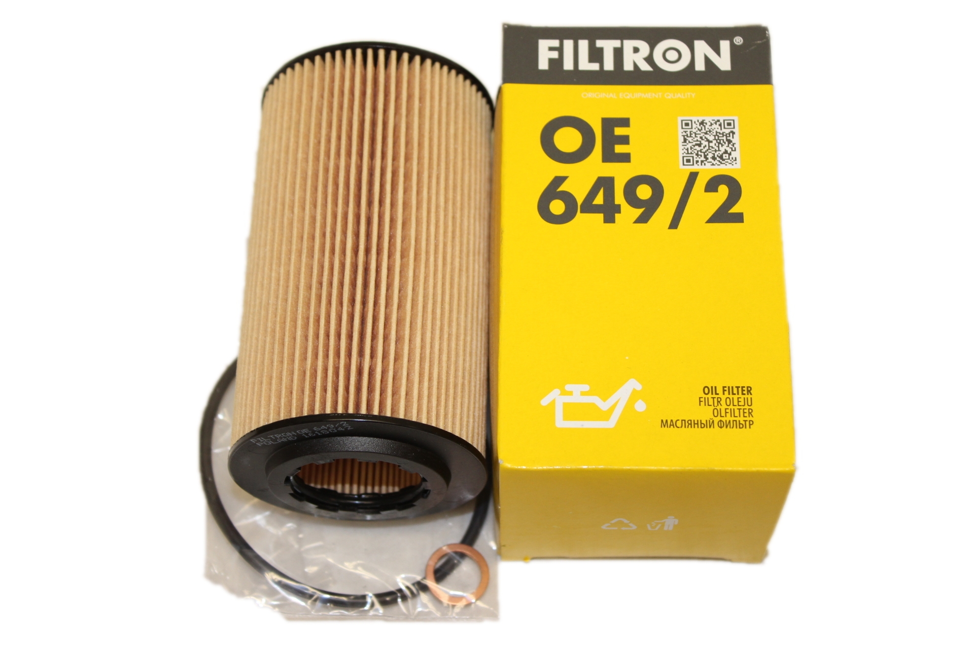 OE649/2 фильтр масляный Filtron