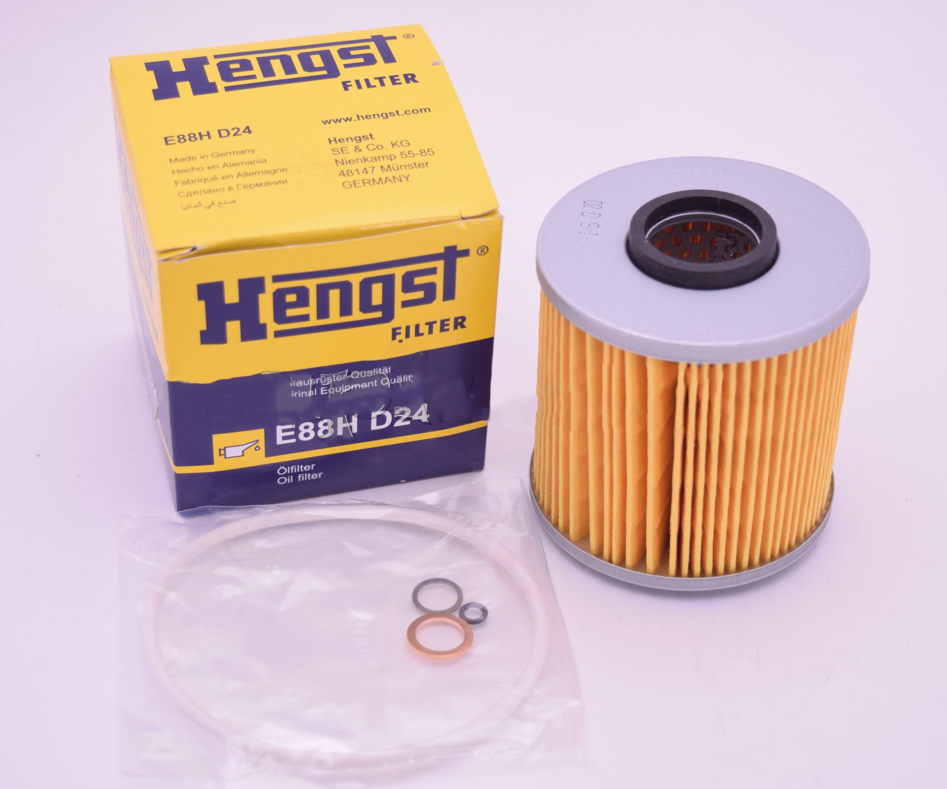 E88HD24 фильтр масляный Hengst