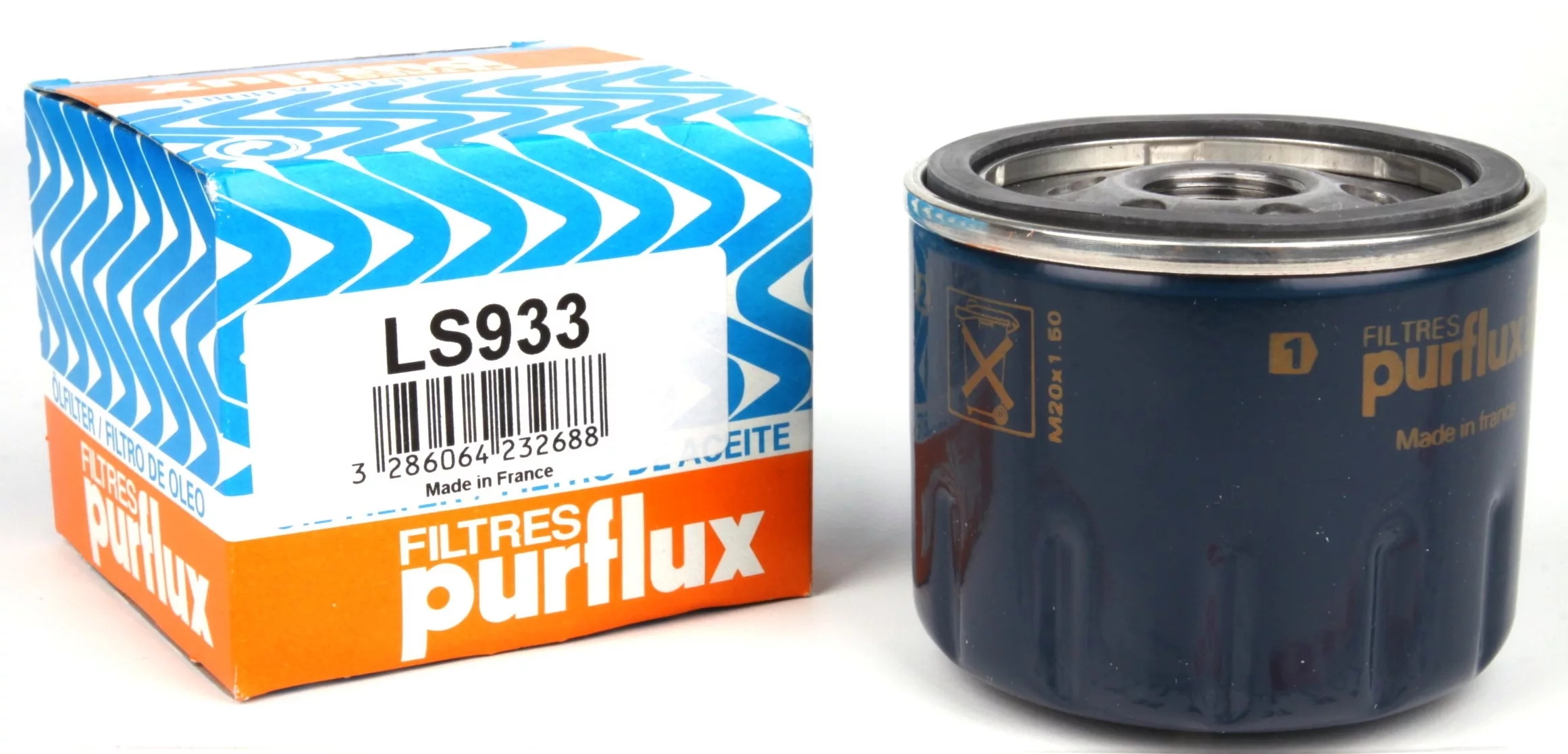LS933 фильтр масляный Purflux