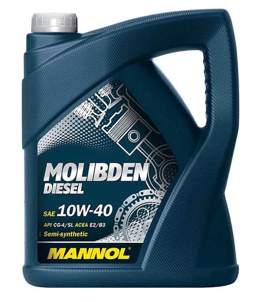 Моторное масло Mannol Molibden Diesel 10W-40 5л
