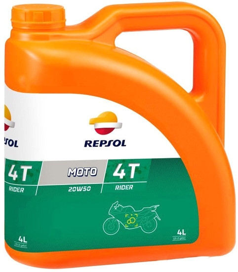 Моторное масло Repsol Moto Rider 4T 20W-50 4л