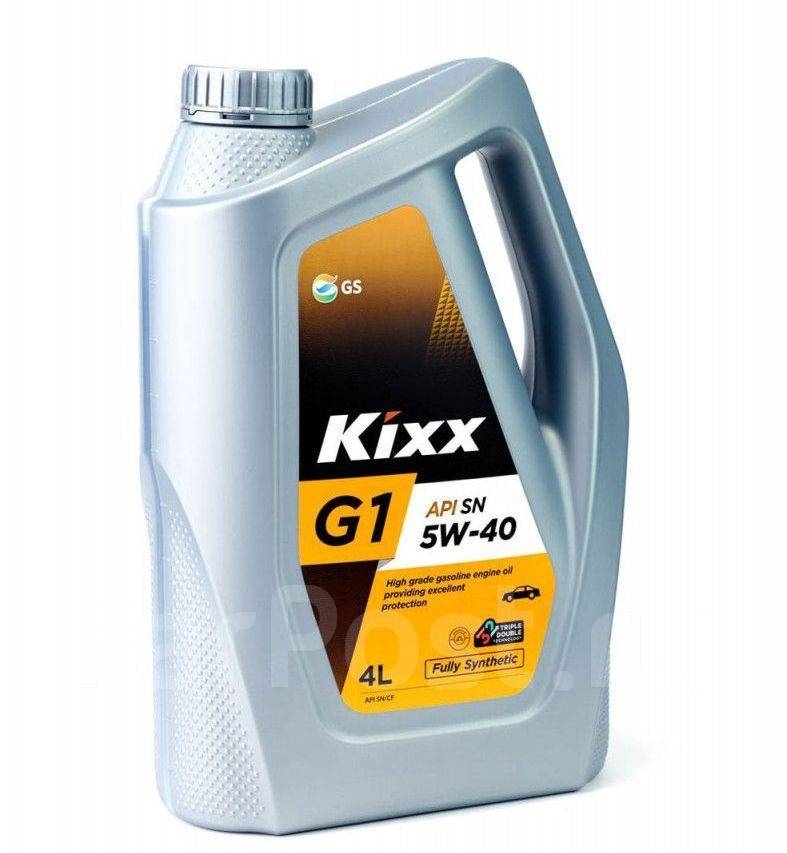 Моторное масло Kixx G1 5W-40 SN/CF 4л (П/банка)