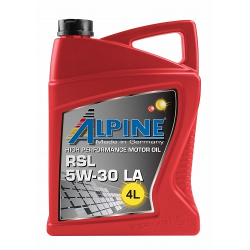 Моторное масло Alpine RSL 5W-30 LA 4л