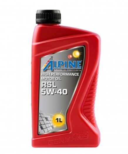 Моторное масло Alpine RSL 5W-40 1л