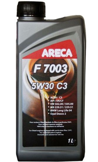 Моторное масло Areca F7003 5W-30 C3 1л